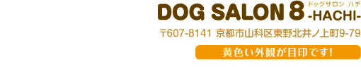 DOG SALON 8 -HACHI- hbOT n` 607-8141 ssRȋ擌km㒬9-79 FOςڈłI