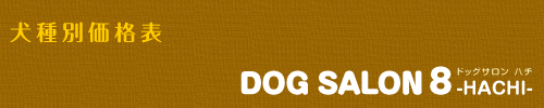 ʉi\@DOG SALON 8 -HACHI-@hbOT n`